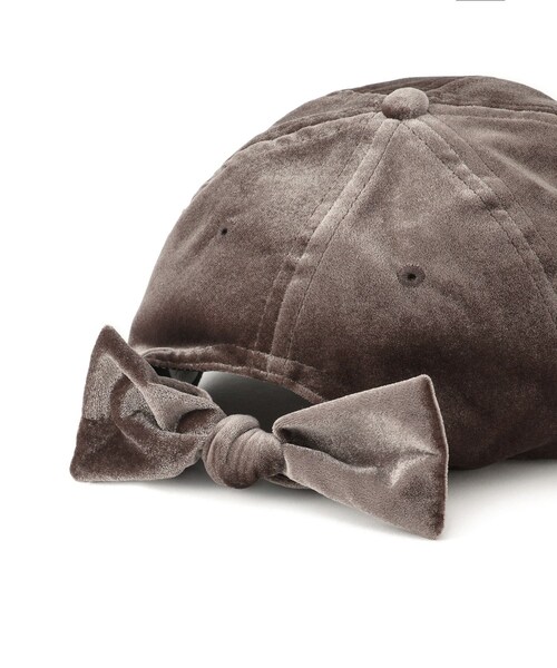 ROPE' PICNIC(ロペピクニック)の「ベロアリボンキャップ(キャップ・レディース・ブラック/ベージュ・F)」の12枚目の写真