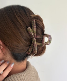 Lattice（Lattice）の「ビジューエコファークリップ（バレッタ/ヘア