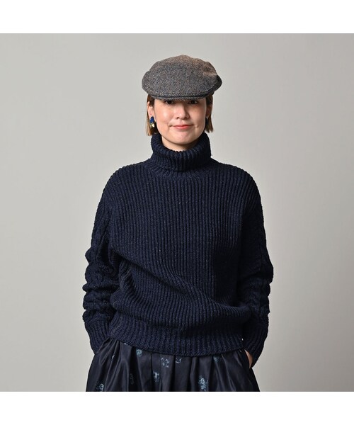 45R（フォーティファイブアール）の「インディゴ玉手箱の908タートル（トップス・レディース・73-ダッシュインディゴミックス(淡)/74-ダッシュインディゴミックス(濃)/75-R45インディゴミックス/93-影色ミックス・02-S/04-L）」の9枚目の写真