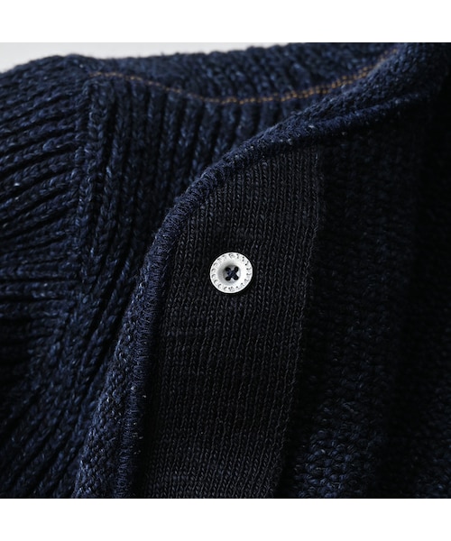 45R（フォーティファイブアール）の「インディゴ玉手箱のボレロ（トップス・レディース・73-ダッシュインディゴミックス(淡)/75-R45インディゴミックス/93-影色ミックス・02-M/03-L）」の17枚目の写真