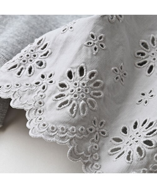 45R（フォーティファイブアール）の「裏毛×カットワークのスウェット（トップ）（トップス・レディース・23-グレートップ・00-フリー）」の17枚目の写真