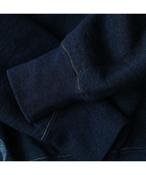 45R（フォーティファイブアール）の「裏毛×カットワークのスウェット（インディゴ）（トップス・レディース・73-インディゴ・00-フリー）」の13枚目の写真