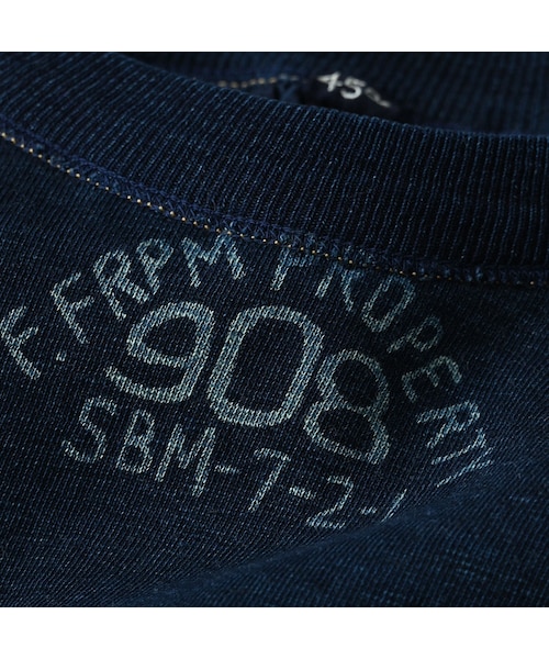 45R（フォーティファイブアール）の「裏毛×カットワークのスウェット（インディゴ）（トップス・レディース・73-インディゴ・00-フリー）」の12枚目の写真