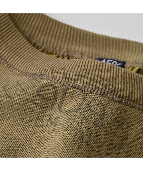 45R（フォーティファイブアール）の「裏毛×カットワークのスウェット（トップス・レディース・06-アンティークホワイト/62-カーキ・00-フリー）」の13枚目の写真