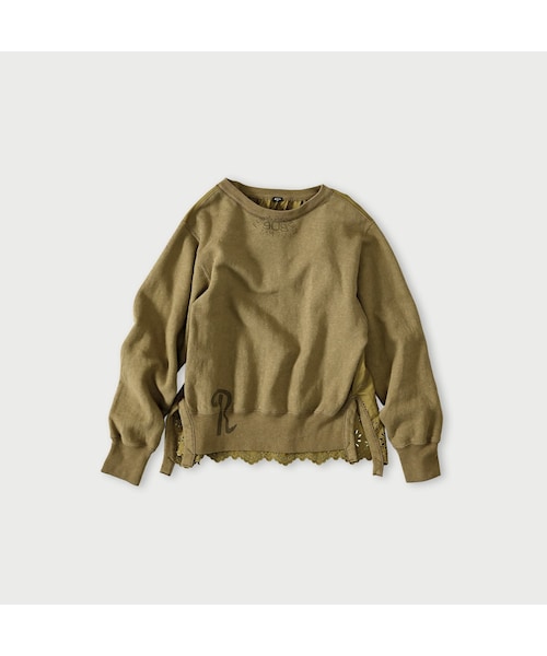 45R（フォーティファイブアール）の「裏毛×カットワークのスウェット