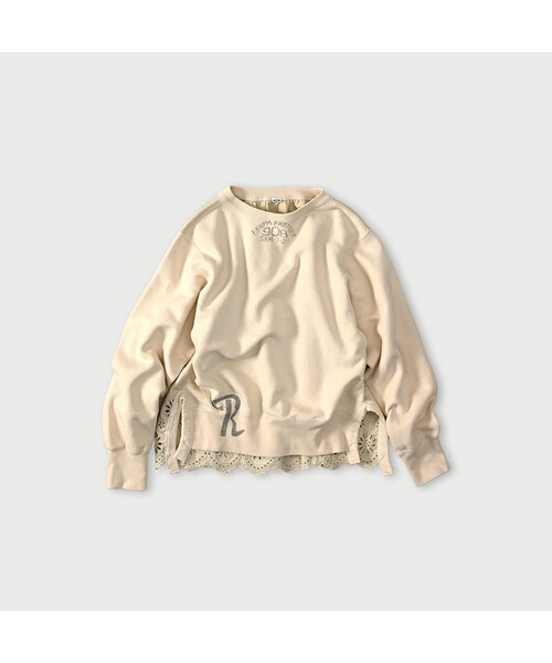 45R 45rpm フォーティファイブアール 虎 ホワイト スウェット 45R 45rpm フォーティファイブアール 虎 ホワイト スウェット 45R