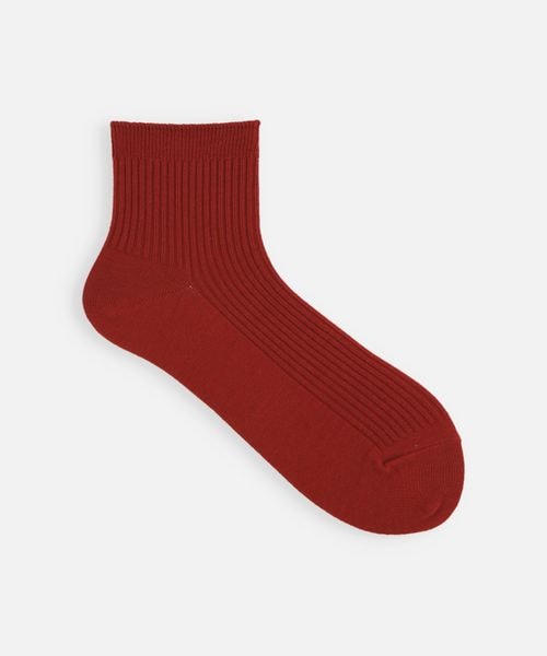 靴下屋(クツシタヤ)の「2×2リブショートソックス/011134590(その他・レディース・オフホワイト01/サラシ09/シルバーグレー10/クロ12/チャコールモク18/リネンベージュ20/モスブラウン24/グレージュ29/ピンク31/エンジェルピンク36/ビビッドピンク37/ノーマルレッド42/ダークレッド44/ヴィンテージレッド48/クリーム60/クロムイエロー64/イエロー66/グリーン72/マッチャ75/メロン77/ミントサックス80/スモーキーサックス81/サックス83/コン84/ダークターコイズ85/パンチブルー88/インディゴ89/ラベンダー96・F)」の16枚目の写真