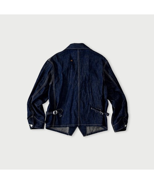 45R（フォーティファイブアール）の「ワークインディゴの908ジャンオール（ジャケット/アウター・レディース・73-インディゴ・01-XS/02-S/03-M/04-L）」の2枚目の写真