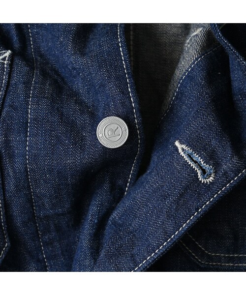 45R（フォーティファイブアール）の「ワークインディゴの908ジャンオール（ジャケット/アウター・レディース・73-インディゴ・01-XS/02-S/03-M/04-L）」の20枚目の写真