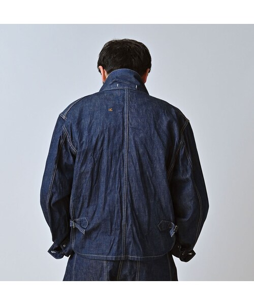 45R（フォーティファイブアール）の「ワークインディゴの908ジャンオール（ジャケット/アウター・レディース・73-インディゴ・01-XS/02-S/03-M/04-L）」の11枚目の写真