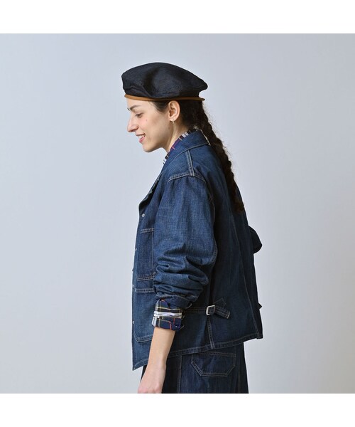 45R（フォーティファイブアール）の「ワークインディゴの908ジャンオール（重）（ジャケット/アウター・レディース・75-インディゴ 重・01-XS/02-S/03-M/04-L/05-XL）」の6枚目の写真