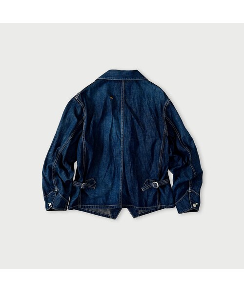 45R（フォーティファイブアール）の「ワークインディゴの908ジャンオール（重）（ジャケット/アウター・レディース・75-インディゴ 重・01-XS/02-S/03-M/04-L/05-XL）」の2枚目の写真