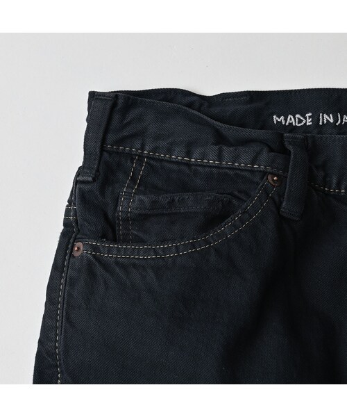 45R（フォーティファイブアール）の「ライ麦デニムのクロスビー5（再び・重 ブラック）（パンツ・レディース・62-R66 股下70cm/63-R66 股下75cm・06-32インチ/08-34インチ）」の19枚目の写真