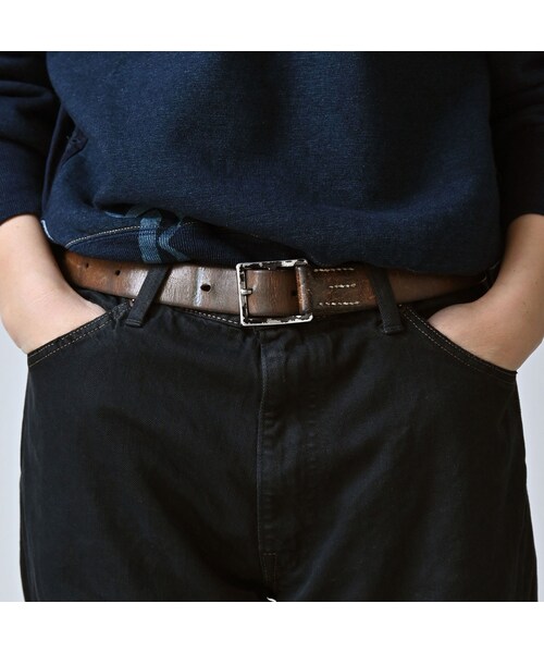 45R（フォーティファイブアール）の「ライ麦デニムのクロスビー5（再び・重 ブラック）（パンツ・レディース・62-R66 股下70cm/63-R66 股下75cm・06-32インチ/08-34インチ）」の12枚目の写真