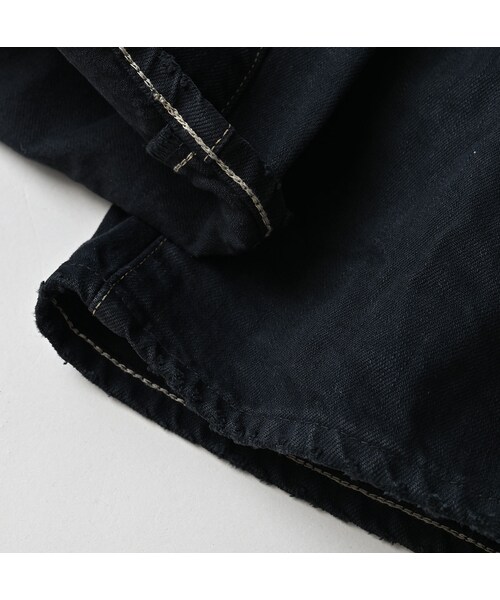 45R（フォーティファイブアール）の「ライ麦デニムのクロスビー5（再び・重 ブラック）（パンツ・レディース・62-R66 股下70cm/63-R66 股下75cm・06-32インチ/08-34インチ）」の20枚目の写真