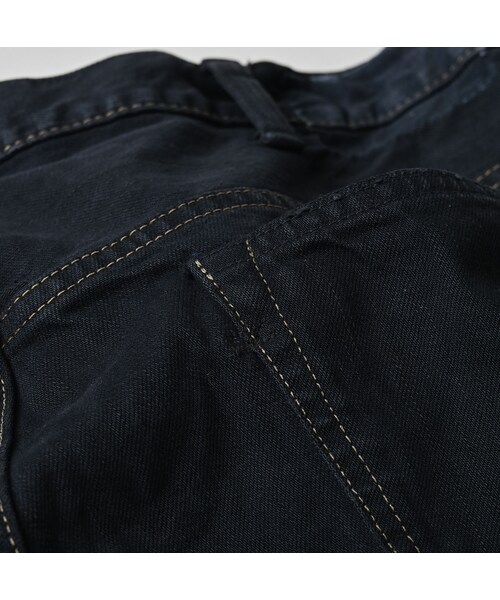45R（フォーティファイブアール）の「ライ麦デニムのクロスビー5（再び・重 ブラック）（パンツ・レディース・62-R66 股下70cm/63-R66 股下75cm・06-32インチ/08-34インチ）」の22枚目の写真