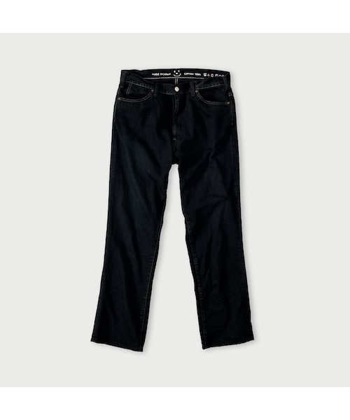 45R（フォーティファイブアール）の「ライ麦デニムのクロスビー5（再び・重 ブラック）（パンツ・レディース・62-R66 股下70cm/63-R66 股下75cm・06-32インチ/08-34インチ）」の2枚目の写真