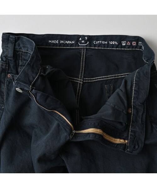 45R（フォーティファイブアール）の「ライ麦デニムのクロスビー5（再び・淡 ブラック）（パンツ・レディース・62-R66 股下70cm/63-R66 股下75cm・08-34インチ）」の18枚目の写真