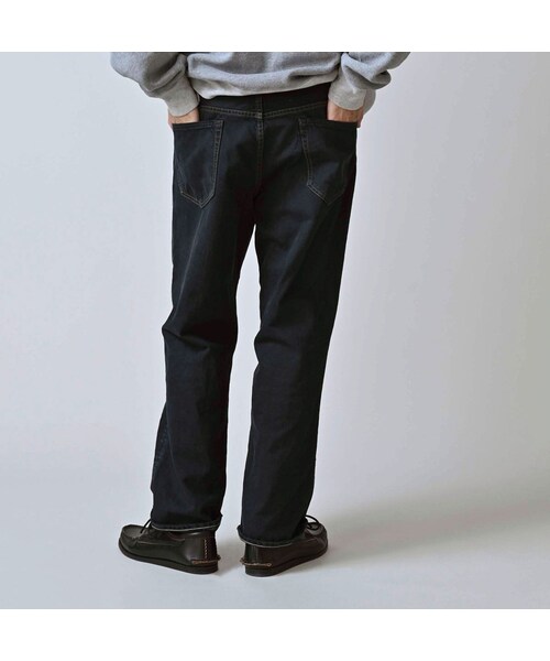 45R（フォーティファイブアール）の「ライ麦デニムのクロスビー5（再び・淡 ブラック）（パンツ・レディース・62-R66 股下70cm/63-R66 股下75cm・08-34インチ）」の11枚目の写真