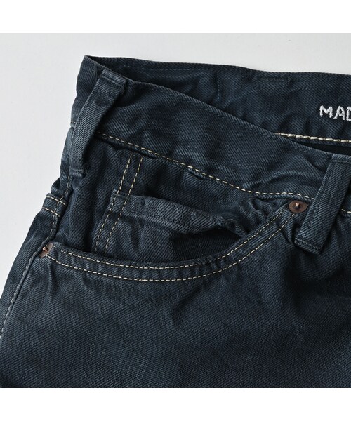 45R（フォーティファイブアール）の「ライ麦デニムのクロスビー5（再び・淡 ブラック）（パンツ・レディース・62-R66 股下70cm/63-R66 股下75cm・08-34インチ）」の17枚目の写真