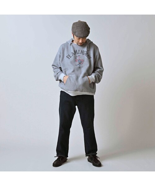 45R（フォーティファイブアール）の「ライ麦デニムのクロスビー5（再び・淡 ブラック）（パンツ・レディース・62-R66 股下70cm/63-R66 股下75cm・08-34インチ）」の5枚目の写真