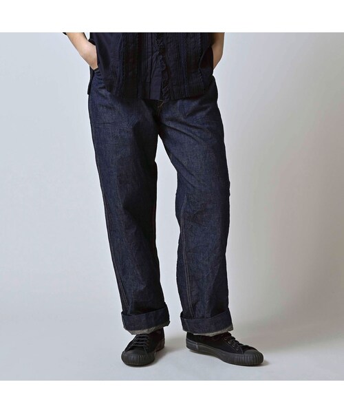 45R（フォーティファイブアール）の「ワークインディゴの908ペインターパンツ（パンツ・レディース・73-インディゴ・01-XS/02-S/03-M/04-L/05-XL）」の5枚目の写真