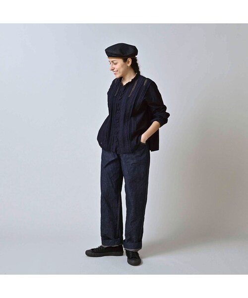 45R（フォーティファイブアール）の「ワークインディゴの908ペインターパンツ（パンツ・レディース・73-インディゴ・01-XS/02-S/03-M/04-L/05-XL）」の3枚目の写真