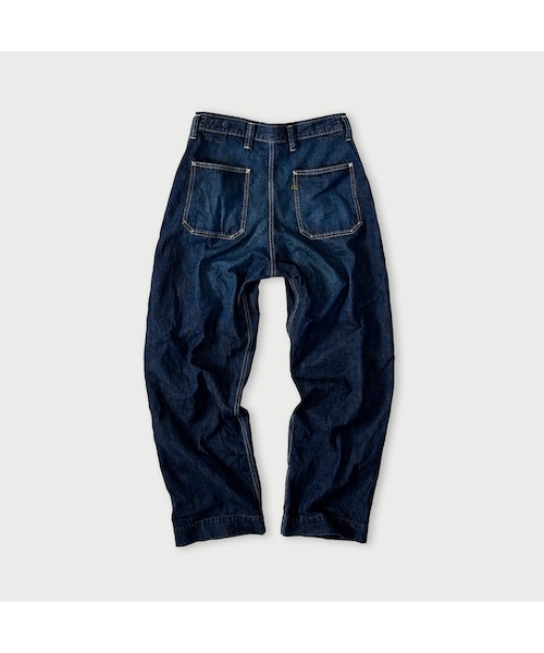 45R（フォーティファイブアール）の「ワークインディゴの908ペインターパンツ（重）（パンツ・レディース・75-インディゴ 重・01-XS/02-S/03-M/04-L/05-XL）」の2枚目の写真