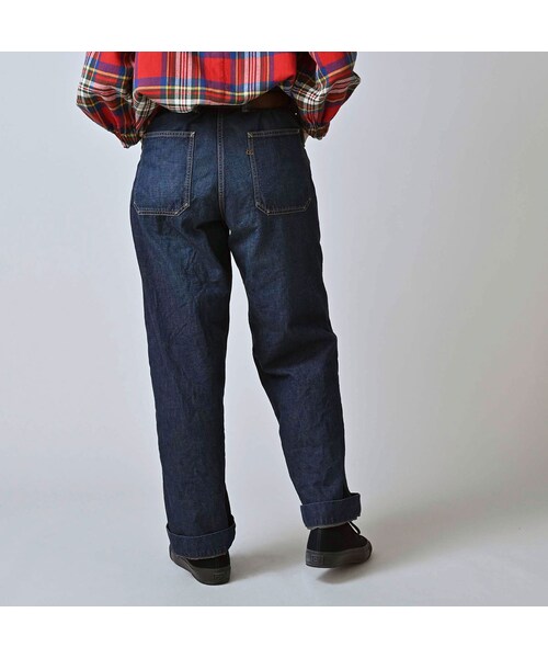 45R（フォーティファイブアール）の「ワークインディゴの908ペインターパンツ（重）（パンツ・レディース・75-インディゴ 重・01-XS/02-S/03-M/04-L/05-XL）」の7枚目の写真
