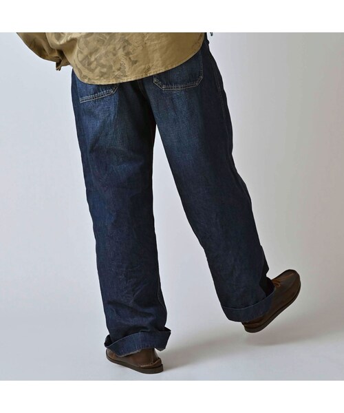 45R（フォーティファイブアール）の「ワークインディゴの908ペインターパンツ（重）（パンツ・レディース・75-インディゴ 重・01-XS/02-S/03-M/04-L/05-XL）」の10枚目の写真
