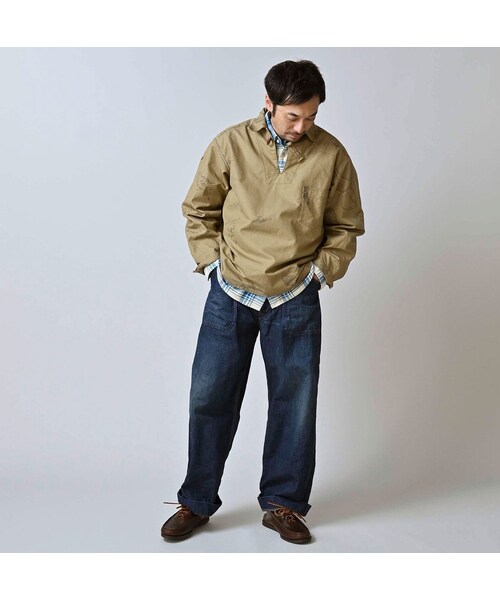 45R（フォーティファイブアール）の「ワークインディゴの908ペインターパンツ（重）（パンツ・レディース・75-インディゴ 重・01-XS/02-S/03-M/04-L/05-XL）」の4枚目の写真