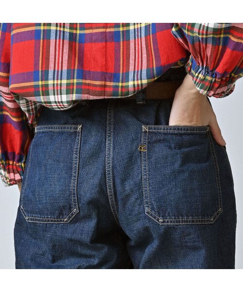 45R（フォーティファイブアール）の「ワークインディゴの908ペインターパンツ（重）（パンツ・レディース・75-インディゴ 重・01-XS/02-S/03-M/04-L/05-XL）」の13枚目の写真