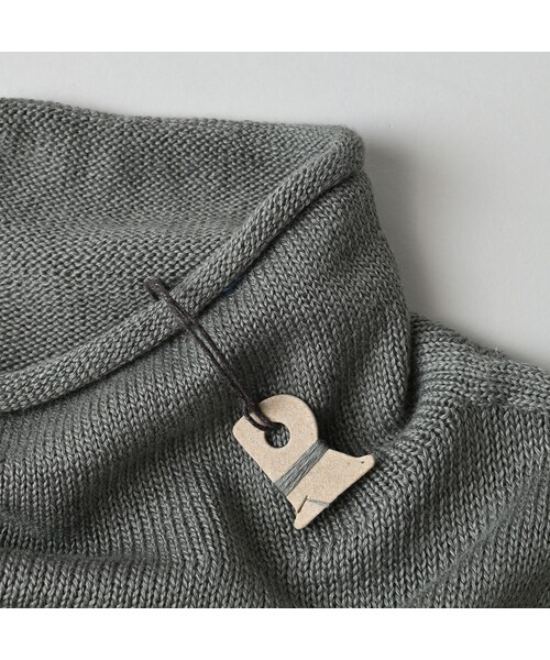 45R（フォーティファイブアール）の「ローゲージ超ガーゼのMベスト（トップス・レディース・05-ホワイトトップ/23-グレートップ/65-グレーカーキトップ/75-ダークネイビー・00-フリー）」の16枚目の写真