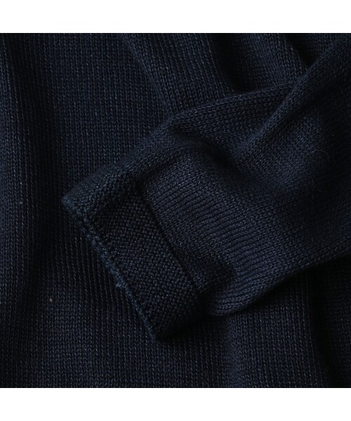 45R（フォーティファイブアール）の「ローゲージ超ガーゼのチュニック（インディゴ）（トップス・レディース・73-影色納戸・00-フリー）」の12枚目の写真