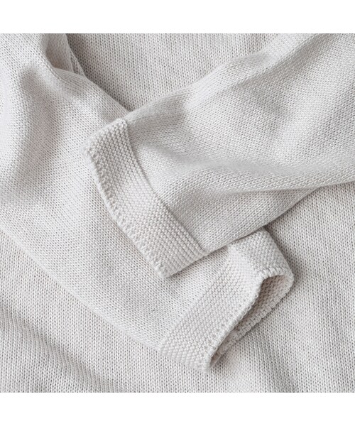 45R（フォーティファイブアール）の「ローゲージ超ガーゼのチュニック（トップス・レディース・05-ホワイトトップ/23-グレートップ/65-グレーカーキトップ/75-ダークネイビー・00-フリー）」の14枚目の写真