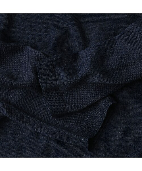 45R（フォーティファイブアール）の「ホール超ガーゼの908タートル（インディゴ）（トップス・レディース・73-影色納戸・00-XXS/01-XS/02-S/03-M/04-L）」の15枚目の写真