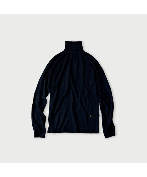 45R（フォーティファイブアール）の「ホール超ガーゼの908タートル（インディゴ）（トップス・レディース・73-影色納戸・00-XXS/01-XS/02-S/03-M/04-L）」の2枚目の写真