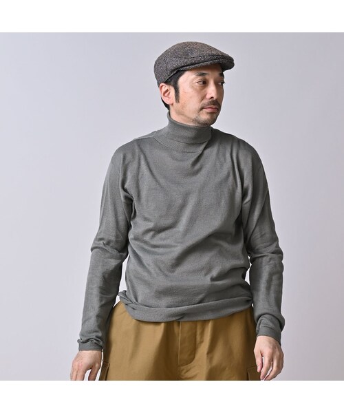 45R（フォーティファイブアール）の「ホール超ガーゼの908タートル（トップス・レディース・05-ホワイトトップ/23-グレートップ/65-グレーカーキトップ/75-ダークネイビー・00-XXS/01-XS/02-S/03-M/04-L）」の11枚目の写真