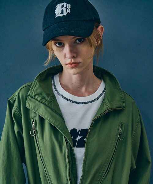 RNA（アールエヌエー）の「【3月中旬納期】E5147 ウォッシュアウトCAP（帽子・レディース・スミクロ/ネイビー/ライトグリーン/ピンク）」の17枚目の写真