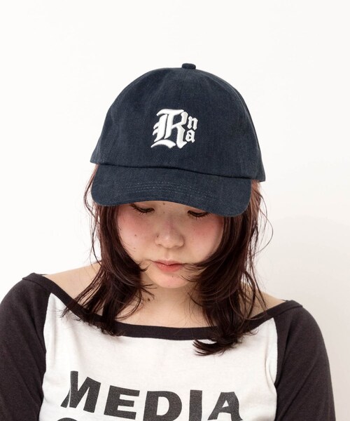 RNA（アールエヌエー）の「【3月中旬納期】E5147 ウォッシュアウトCAP（帽子・レディース・スミクロ/ネイビー/ライトグリーン/ピンク）」の2枚目の写真