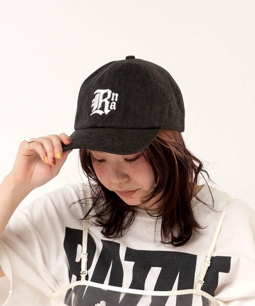 RNA（アールエヌエー）の「【3月中旬納期】E5147 ウォッシュアウトCAP（帽子・レディース・スミクロ/ネイビー/ライトグリーン/ピンク）」の5枚目の写真
