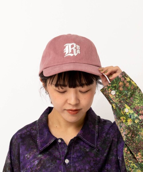 RNA（アールエヌエー）の「【3月中旬納期】E5147 ウォッシュアウトCAP（帽子・レディース・スミクロ/ネイビー/ライトグリーン/ピンク）」の4枚目の写真