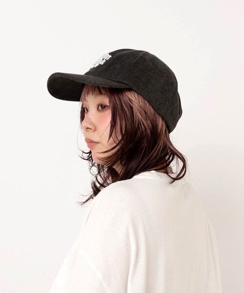 RNA（アールエヌエー）の「【3月中旬納期】E5147 ウォッシュアウトCAP（帽子・レディース・スミクロ/ネイビー/ライトグリーン/ピンク）」の6枚目の写真