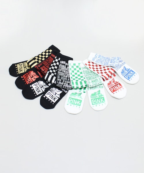RNA（アールエヌエー）の「【PINK MOTEL】E5218 PM スモールジャンクスタンドソックス（その他・レディース・ホワイト×グリーン/ホワイト×レッドブルー/ブラック×シルバー/ブラック×ゴールドレッド）」の18枚目の写真