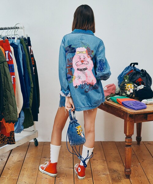 RNA（アールエヌエー）の「【PINK MOTEL】E5218 PM スモールジャンクスタンドソックス（その他・レディース・ホワイト×グリーン/ホワイト×レッドブルー/ブラック×シルバー/ブラック×ゴールドレッド）」の20枚目の写真