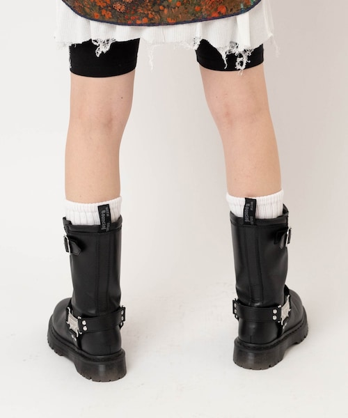 RNA（アールエヌエー）の「【PINK MOTEL】E5218 PM スモールジャンクスタンドソックス（その他・レディース・ホワイト×グリーン/ホワイト×レッドブルー/ブラック×シルバー/ブラック×ゴールドレッド）」の15枚目の写真