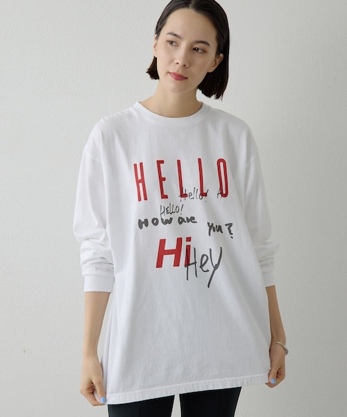 Whim Gazette（ウィムガゼット）の「ロゴロングスリーブTシャツ（T