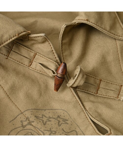 45R(フォーティファイブアール)の「ダック落書きプリントの908ダッファーシャツ(その他・レディース・12-ベージュ・02-S/04-L)」の18枚目の写真