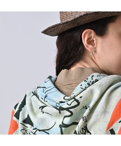 45R（フォーティファイブアール）の「天竺のヨックネックドレス（ワンピース/ドレス・レディース・12-ベージュ/35-オレンジ/62-カーキ・00-フリー）」の11枚目の写真