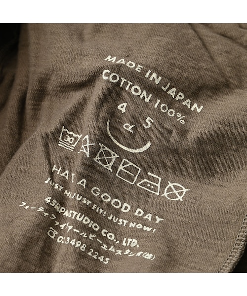 45R（フォーティファイブアール）の「天竺のヨックネックドレス（ワンピース/ドレス・レディース・12-ベージュ/35-オレンジ/62-カーキ・00-フリー）」の15枚目の写真